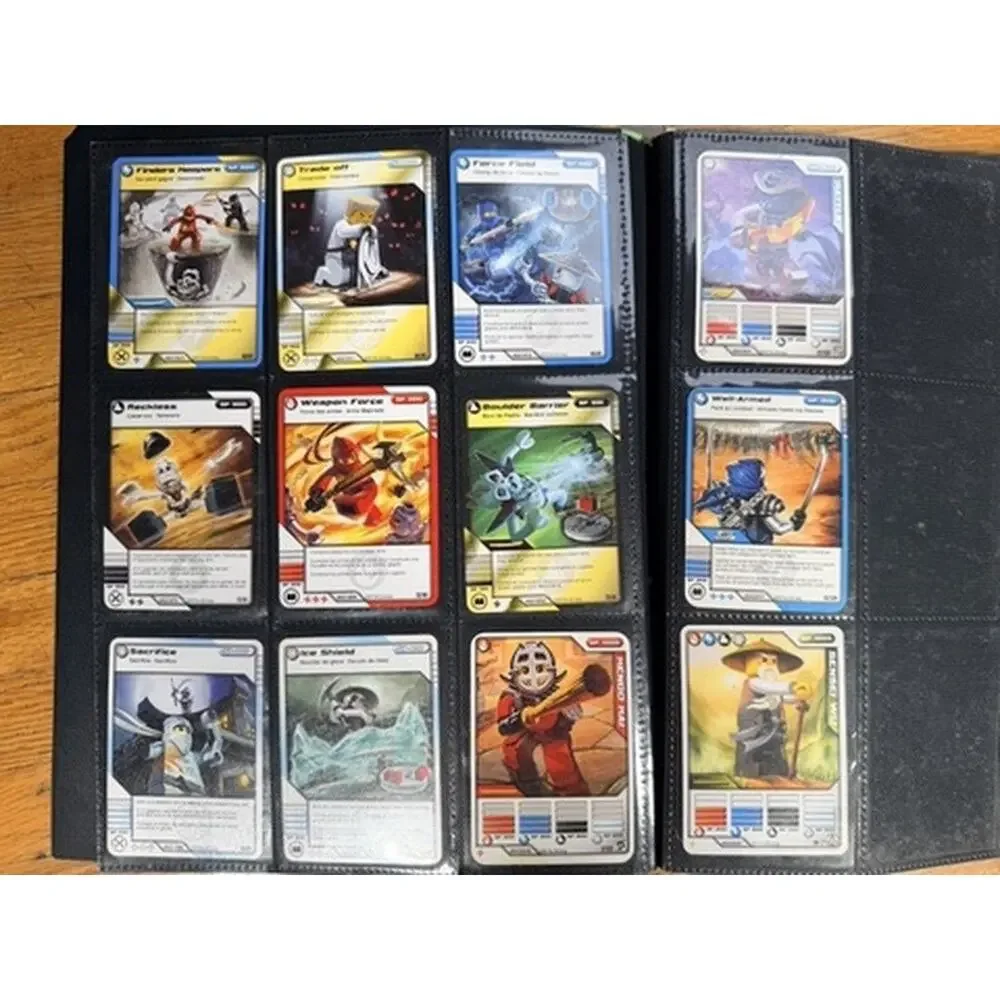 Large Skylanders Super Mario Nintendo Trading Card Collection Binder 100+ Cards